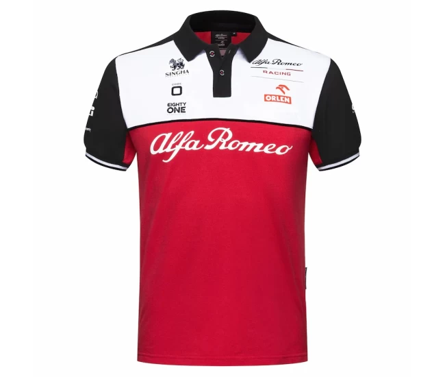 Men Alfa Romeo Sauber F1 2021 Team Polo